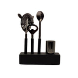 Plantation Bar Tools Stand Black & Silver V1026-KLCDIM0006