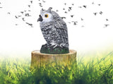 Plastic Hunting Fake Owl Decoys Outdoor Garden Yards Ornaments Pest Deterrent Repeller1022 V1294-YM0901-3111210028312