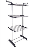 3 Tier Foldable Clothes Drying Rack for Laundry Dryer with Hanger Stand Rail Indoor V178-14865