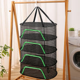 3 Layer Hanging Drying Net, 40x60cm, Foldable with Zipper for Plants Seeds and Fish V1188-MS-325-1374