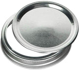 12 Pieces Canning Jars - 480ml Mason Jar Empty Glass Spice Bottles with Airtight Lids and Labels V178-82528