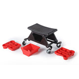 With Drawers Auto Repair Polishing Stool - Detachable Seat Car Wash Tool Creeper Stool V888-ELOSUNG28370