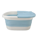 Foot Soaking Tub Foldable Foot Bath Foot Tub Bucket for Children Foot Bath Plastic Wash Bathtub Blue V1294-YM3117220226212-0421