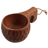 Travel Coffee Mug Wooden Milk Cup Sturdy Wood 1Pack V1192-AZ-W-27537