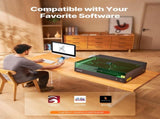 Laser Engraver, 20W, Laser Engraving and Cutting Machine with Enclosure Camera, Laser Cutter, 36000 V952-FBSJGDKJ20W52ONY0001V3