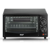 Compact 7L Countertop Electric Oven with Adjustable Temperature and Timer, Metal Housing, Visible V1341-ZY-VS82TKM8-BLACK