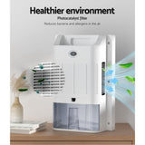 Devanti Dehumidifier 2L Air Purifier White DH-002-BK-WH