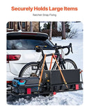 VEVOR 53" x 19" x 5", Hitch Cargo Carrier, 500 lbs Capacity Hitch Cargo Carrier with Hitch V952-GZBDPDECKFGZDVRAOV0