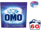 Omo 3 in 1 Active x 420 Laundry Capsules OMO-68777860X7