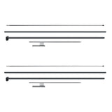 Feather Flag Pole Kit, 2 Packs Swooper Flag Pole 12.7 ft, Sign Flag Poles for Business Advertising V952-QGYMQJGZ34M24YJ92V0