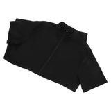 Black Nylon Pet Smock Comfortable Bath Uniform for Professional Pet Care and V1366-AZ2-W-18718