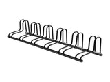 Weisshorn 6 Bike Floor Stand Rack Fits 20"-29" MTB Tires for Garage Storage BIKE-6-U-BK