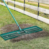 VEVOR Lawn Leveling Rake, 36"x10" Level Lawn Tool, Heavy-duty Lawn Leveler with 78" Steel Extended V952-CPPZP1036000SKWNCV0