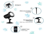 LED Snowflake Projector - Christmas Light Projector for Outdoor and Indoor Use V1263-JX-4574