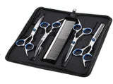 Dog Scissors Grooming Scissors for Dogs Cats 5-in-1 Sharp Curved Scissors Set Dog Grooming Set for V1370-AZ4-08104
