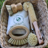 Eco Cleaning - Bamboo Scrubbing Brushes set of 4 V573-CBBOX