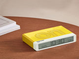 Lexon Flip Classic Reversible Alarm Clock PANTONE - Yellow V398-LD-LR157PT-Y