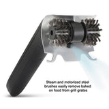 Electric Steam Grill Brush with Stainless Steel Bristles & 3000mAh Rechargeable Battery Powerful V1107-CS-DDZQSKS