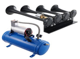 Train Horns Kit, 4 Trumpet Air Horn Kit, 150dB Train Horns for Pickup Trucks, 12V 120 psi Air V952-QLBYCQGTZ12VRGCVHV9