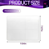 Mouse Pads for Desk,7H Tempered Glass Mousepad,White Mouse Pad,Low Surface Friction Gaming Non-Slip V1369-AZ3-W-10893
