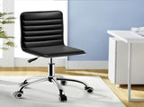 Artiss Office Chair Conference Chairs PU Leather Low Back Black OCHAIR-K-REPL-BK