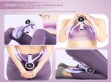 Smart Thigh Trainer with LED Display 12-80lb Adjustable Resistance, 360&deg Rotation Kegel Exercise V1107-CS-JTQZ