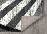 Adore Geometric Textural Rug - Grey - 200x290 V262-LGH2002902301GRE