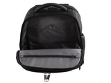 Pierre Cardin 30L Large Backpack Bag w 15" Laptop Sleeve Travel Luggage RFID - Black V563-PC-2647-BLACK