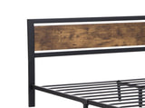 Levede Industrial Bed Frame Double Mattress BFDR1048-D