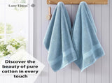 Bath Sheets Bathroom Towel Set- 2 Pack 100% Cotton Extra Large Bath Towels, Oversized Bath Towels, V1258-DP02-C-1234