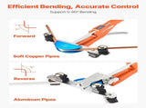 Tubing Bender Kit, 6 mm to 22 mm, Compact Ratcheting Tube Pipe Bender, Forward/Reverse Hand Bending V952-JLSDWGJJXKZFN75AS001V0