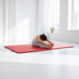 Folding Red Exercise Mat Gymnastics, Martial Arts, Yoga, Karate & Judo Training V63-766455