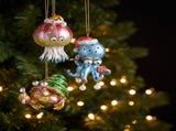 Christabelle 3 Sea Animal Christmas Ornaments Assorted Novelty Figures 7.5cm Xmas Tree Decorati 112_SHD2006