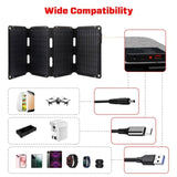 60W Solar Panel Portable Charger JumpsPower Power Generator Foldable V274-VE-JP-SOLPAN-60W