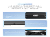White Smart Robotic Floor Mop with Humidifier Spray - Ultra-Slim Automatic Wet & Dry Floor Cleaner V888-ELOSUNG32903