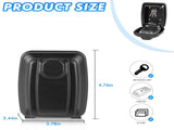 Key Lock Box Wall Mounted Key Storage Box with 12-Digit Keyboard Combination, Resettable Code, Large V1369-AZ3-W-03721