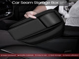 DEIKAL 2 Pack Car Leather Cup Holder Gap Bag - Car Seat Gap Filler & Organizer, Adjustable Seat Gap V1189-LWWAL-20260325-00119