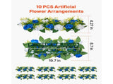 Flower Ball Arrangement Bouquet 10 PCS, 500 x 220 mm Artificial Flower Balls Wedding Table V952-ZSHQTXLSBS190GWMF001V0