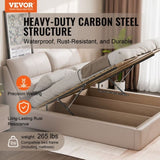 Bed Lift 59x79 in Compatible Bed Size 265 lbs Load DIY Wall Bed Hardware V952-CXSJQ1500MM9808RRV0