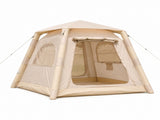 Weisshorn Inflatable Camping Tent Dual End Doors Arched Windows 300x400cm XFSK-KH-DD-DW