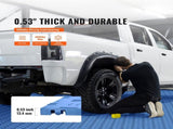 Garage Tiles Interlocking, 305 x 305 x 13.4 mm 50 Pack Garage Floor Covering Tiles, Non-Slip V952-CKDDLSJ501212K34WV0
