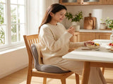 Ergonomic Memory Foam Seat Cushion with beige-gray Support Integrated One Piece Design Pressure V888-ELOSUNG54401
