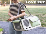 Cat and Dog Transport Bag - Travel Basket - Foldable Cat Transport Box - Cat Bag - Pet Carrier Bag V1188-MS101-03062-1