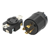 Nema L14 30P L14 30R 30A 125/250V Male Plug & Female Receptacle Kit Locking Design Industrial Grade V1189-LWWAL-20260327-04196