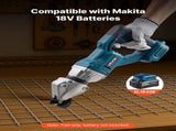 Metal Shear, Sheet Metal Cutter Cordless with 360-Degree Pivoting Head, Double Blades, 25000 RPM V952-WSJSJQJJSBDDOYCP9001V9