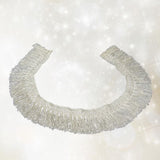 8pcs Cotton Tassel Fringe Trim for DIY Crafts, 1 Yard Beige Pack, Easy to Sew Glue, for Curtains V1366-AZ2-W-15428