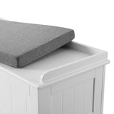 Artiss Storage Ottoman Blanket Box 140cm Fluted Grey FUR-S-OTM-RTA-03-PB-WH