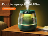 Green 3.5L Smart Cool Mist Humidifier with Dual Nozzle & Digital Display - Ultra-Quiet Air Purifier V888-ELOSUNG34472