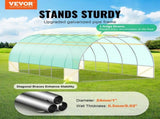 Walk-in Tunnel Greenhouse, 19.4x9.7x6.5 ft Hoop House Greenhouse Tunnel, Plant Hot House with V952-SDXWS20X10X7U1NJ3V0