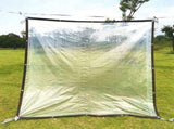 Clear Tarp Heavy Duty Tarp Cover Waterproof Tarpaulin with Grommets for Gardening Camping Traveling V1189-WXFWAL-20260319-01272